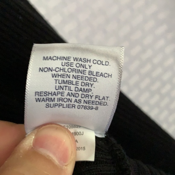 ST John’s Bay Ribbed Sweater. Size 2X. Black - Picture 6 of 8